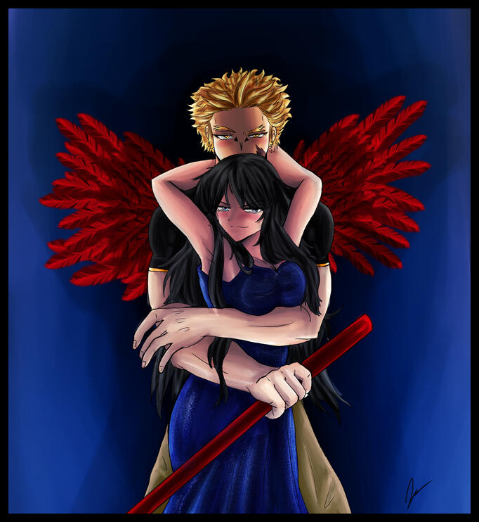 Ayea and Hawks by avrochan