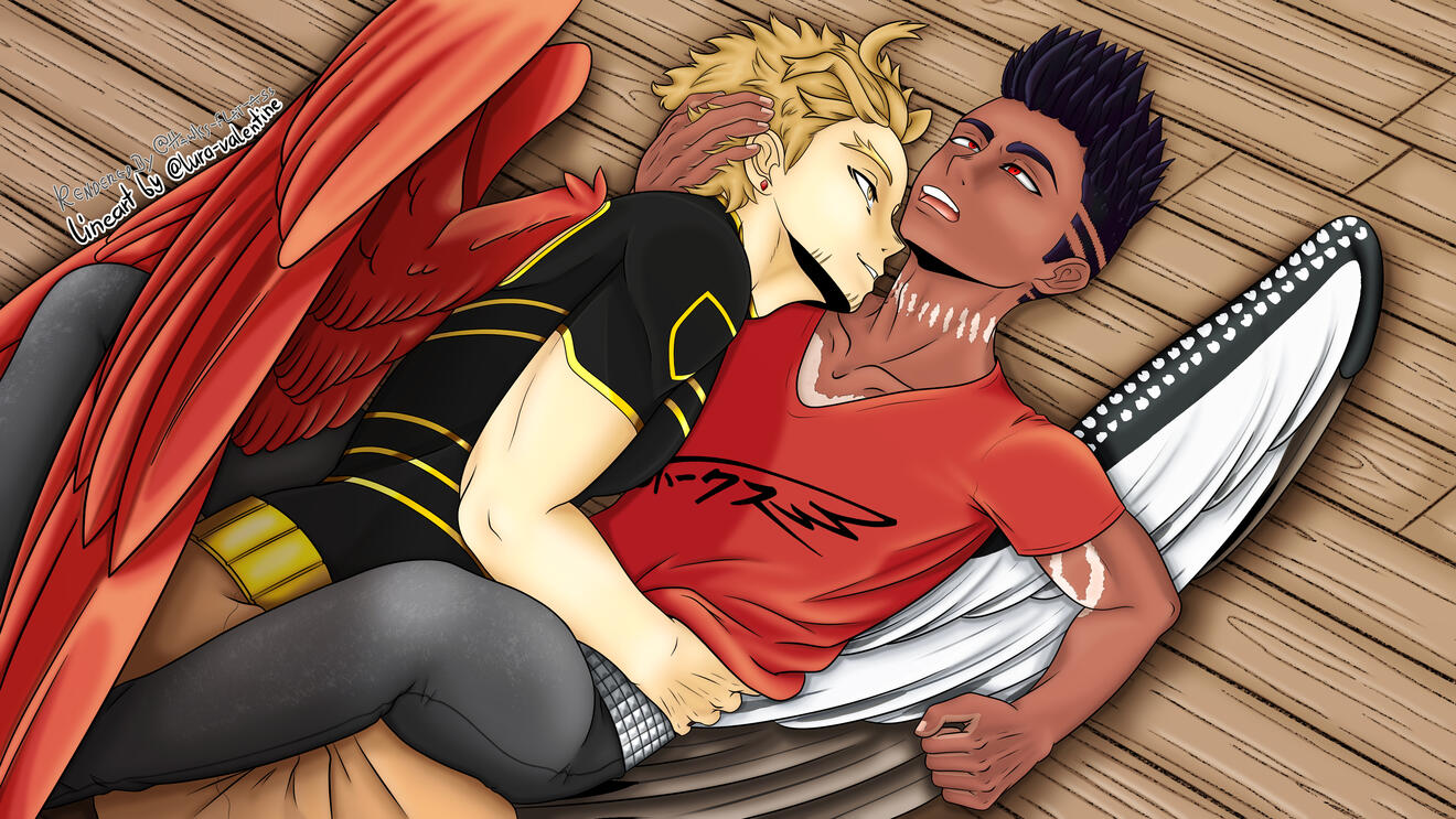 Hawks x Kas collab - lura-valentine x nopheus