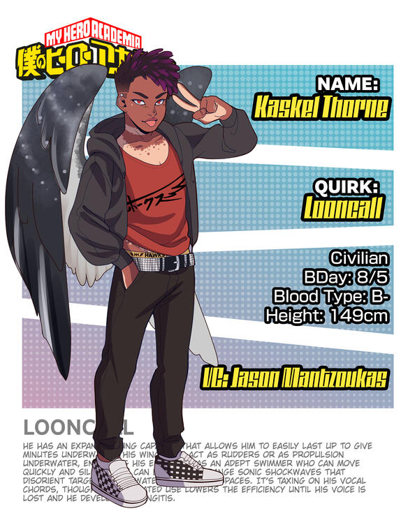 Kaskel character sheet by prettyliminal