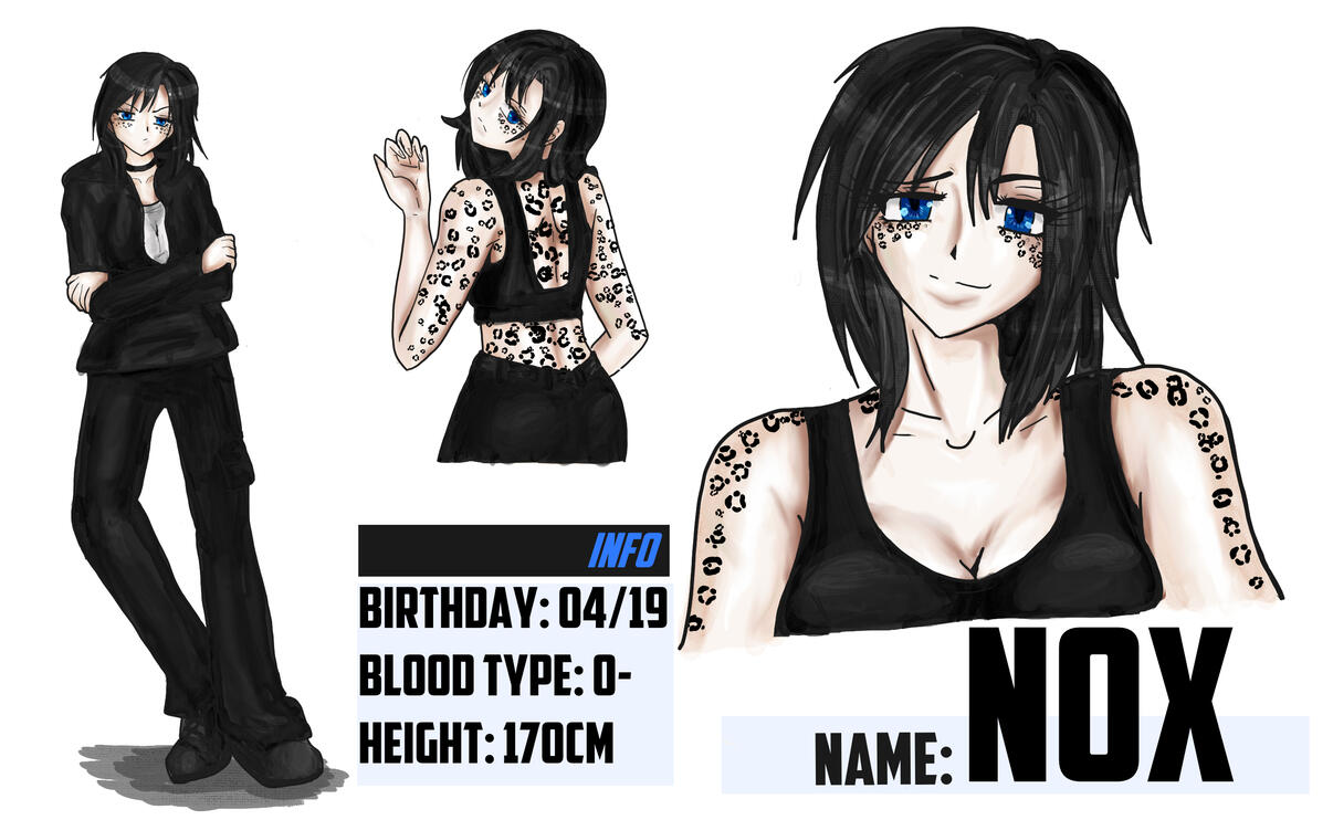 Nox character sheet by avrochan
