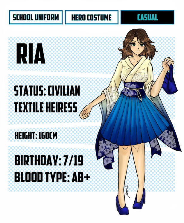 Ria character sheet by avrochan